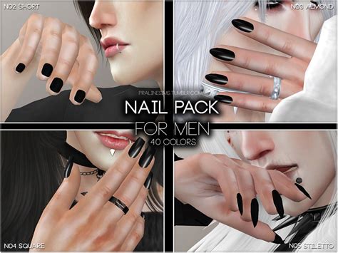 The Sims Resource Nail Pack For Men
