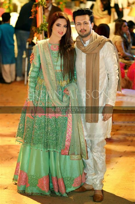 Pin By Mahzain Baloch On Atif Aslammmm♡♥ Pakistani Wedding Dresses