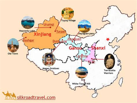 Maps Of Xinjiang And Silk Road Travel West China