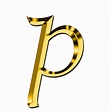 Gold letter p, Small Letter P, alphabet png - The Letter P Photo ...