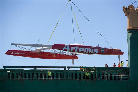 Artemis Ac72 First Look At The Dock Catamaran Racing News And Design