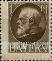 Precio de sello King Ludwig III: Bavarian Stamps of 1914-16 Overprinted ...