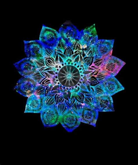 Art Backgrounds Cool Life Mandala Neon Wallpapers Neon Art