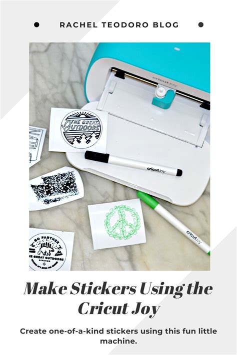 How To Make Stickers Using The Cricut Joy