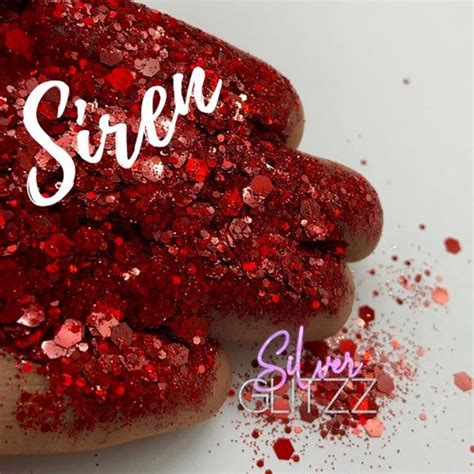 Red Chunky Glitter Red Glitter Uv And Heat Resistant Etsy