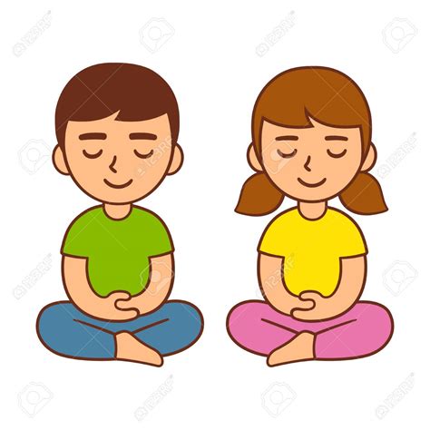 Kids Meditation Illustration Samohrani
