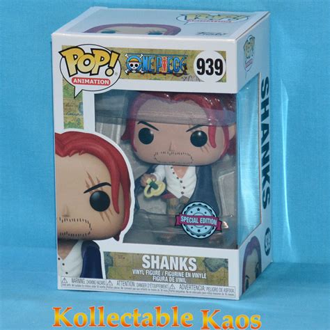 One Piece Shanks Pop Vinyl Figure RS 939 Kollectable Kaos