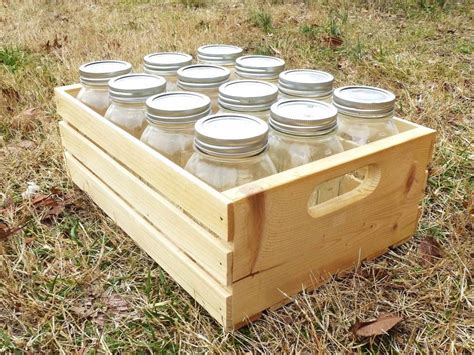 How To Make Wooden Mason Jar Crates Part 1 By St Funogas