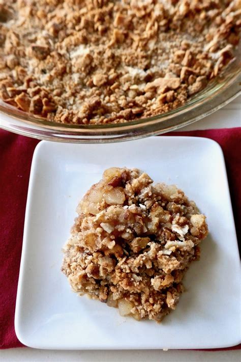 Grain Free Apple Pear Crumble Paleo Vegan Sugar Free — Tasting Page