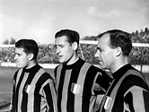 Gunnar Nordahl, Nils Liedholm and Gunnar Gren, “Gre-No-Li” (AC Milan ...
