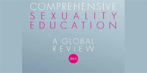 Comprehensive Sexuality Education Unesco Bangkok