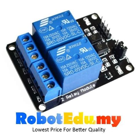 Arduino Opto Isolator 2 Channel Way 5v Relay Module Shopee Malaysia