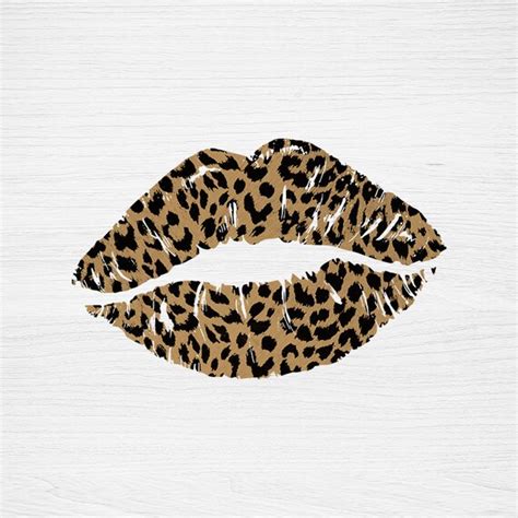 Cheetah Lips Sublimation Design Download Png Shirt Print Etsy