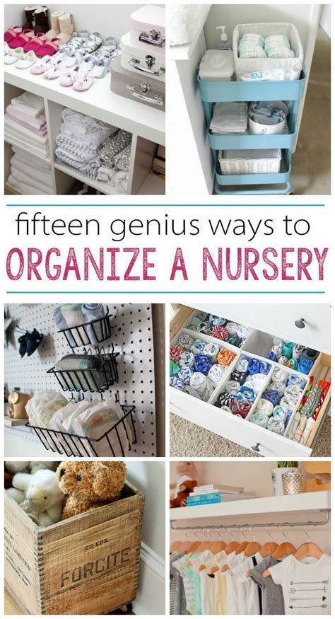 Nursery Organization Ideas With Images Baby Organization Baby
