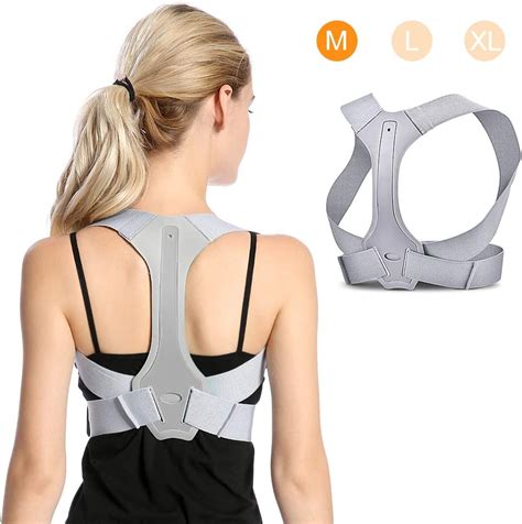 Adjustable Upper Back Posture Brace For Clavicle Support And Providing