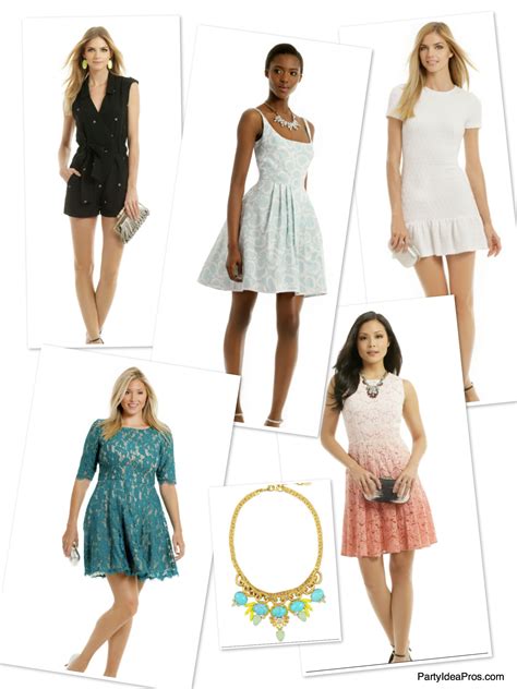 Many Different Dresses And Necklaces Are Shown In This Collage With The