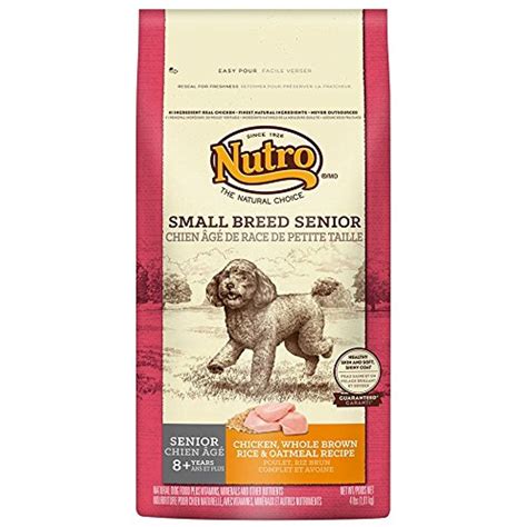 Nutro Small Breed Senior Dog Chicken Whole Brown Rice And Oatmeal Dog