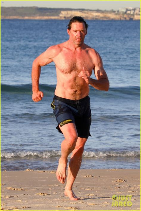 Hugh michael jackman ac is an australian actor, singer, and producer. Full Sized Photo of hugh jackman shirtless bondi beach 31 ...