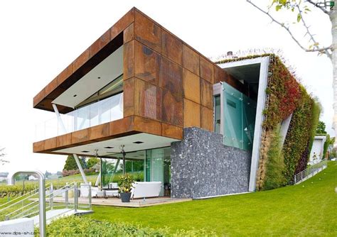 Eco Friendly House Design Villa Jewel Box With An Multifaceted Garden