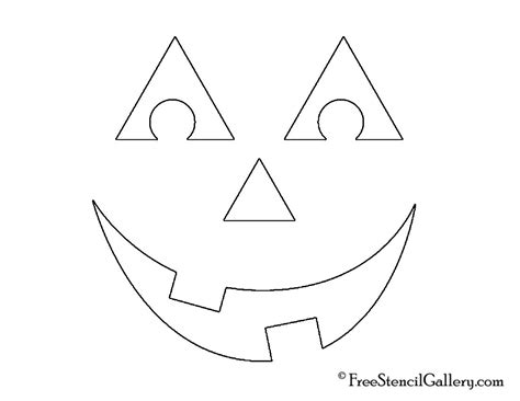 Classic Jack O Lantern Stencils Free Printable