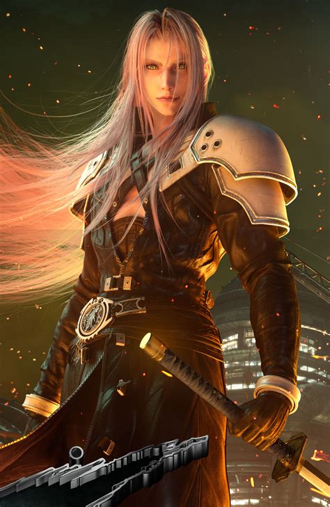 High Resolution Render Of Sephiroth From Ff7 Remake Rgaming