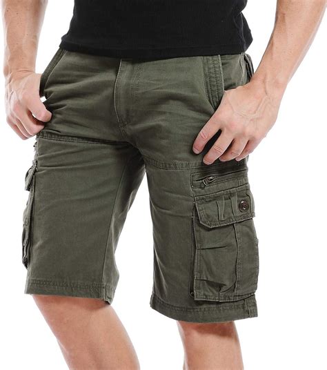 Pantalones Cortos De Pantalones Para Cortos Carga Hombres Bermudas Mode