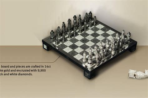 Hk78 Million Royal Diamond Chess Set Took 30 Artisans More Than 9000