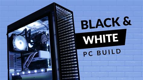 The Black And White Pc Build Time Lapse Rtx 3070 I9 9900k Techasmr