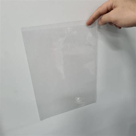 Adhesive Backed Clear Pvc Pockets And Sleeves Poc1 Adh — Hang And Display