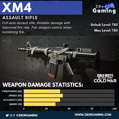 Assault Rifle Information For Black Ops Cold War Zbor Gaming