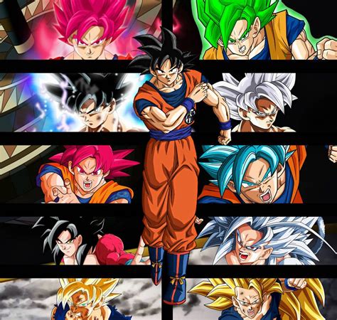 Goku Transformations V By Narutosonic Personajes De Dragon Ball The