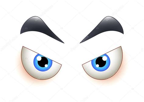 Angry Eyes Vector