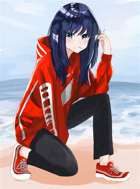 Hoodie Cute Anime Girl Wallpaper 021