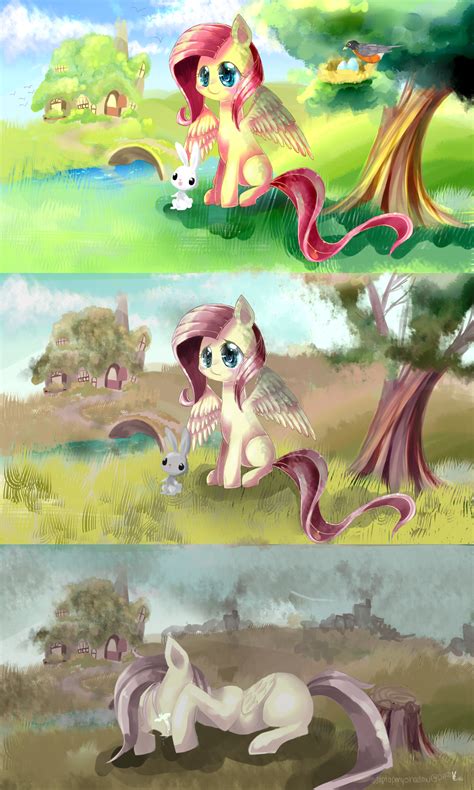 Mlp Fluttershy Comic The Falling By Adoptaponyshadow