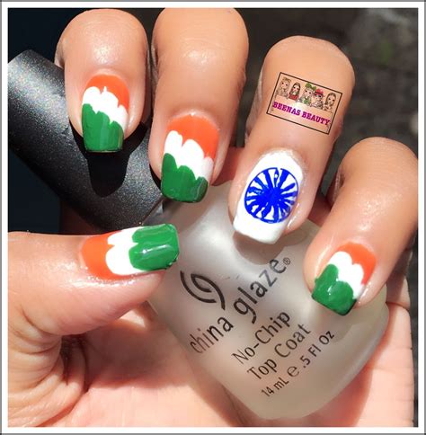 5 Indian Flag Nail Art Designs Studio Irane Azad
