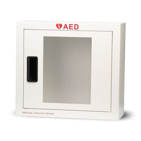 Metal Aed Cabinet Alarmed Heart Saver Nz