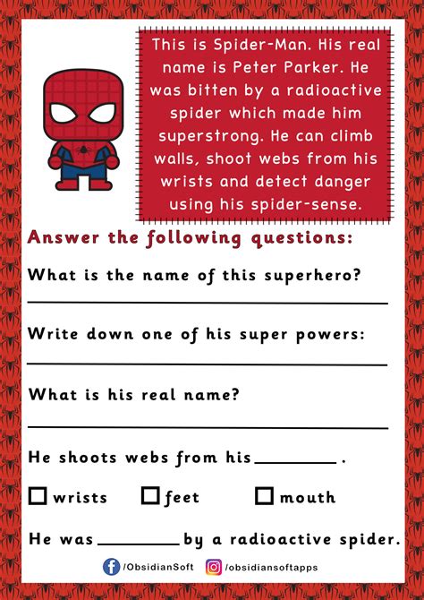 Read And Write About Superheroes