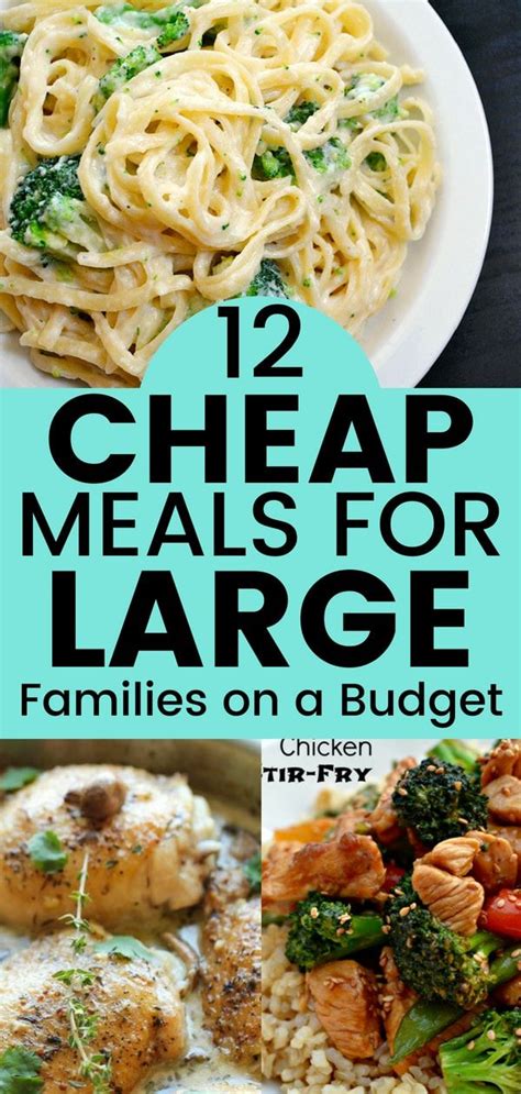 12 Delicious Frugal Meal Ideas for Large Families on a ...