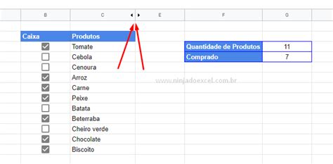 Como Fazer Checklist No Google Planilhas Ninja Do Excel