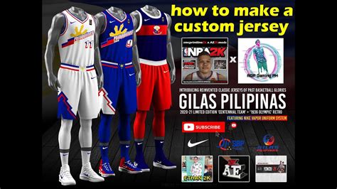 Nba 2k How To Make A Custom Jersey Part 1 Youtube