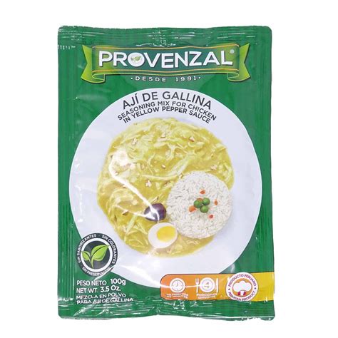 Ají De Gallina Deshidratado Provenzal 100 G Rinde 4 Porciones— Tienda Peru Online