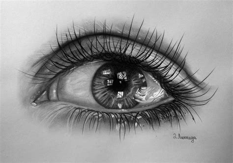 How to draw a realistic eye. Realistic eye drawing by lihnida on DeviantArt