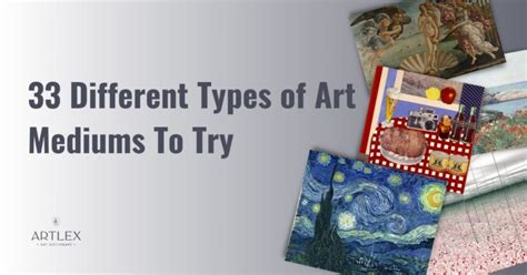 33 Different Types Of Art Mediums To Try Artlex