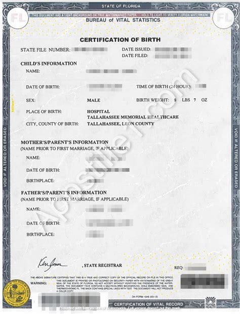 Birth Certificates Online Apostille Services