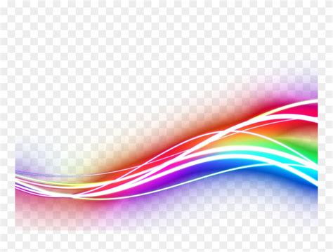 Download Graphic Colored Light Lines Design Cool Rainbow