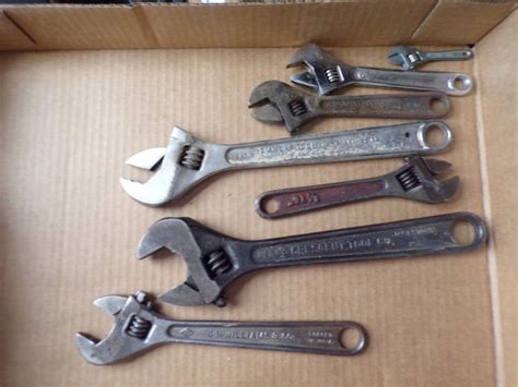 Variety Of Different Size Crescent Wrenches Craftsman Tools Chest