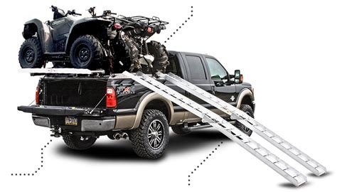 Side Loading Atv Carrier Package On Ford Super Duty Truck Cool Jeeps
