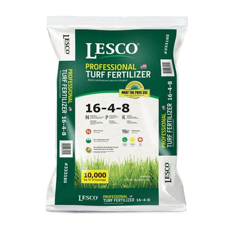 Lesco 50 Lbs 16 4 8 Polyplus Dry Lawn Fertilizer With Iron 080225