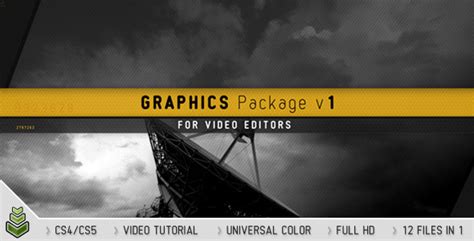 Graphics Package V1 After Effects Project Files Videohive