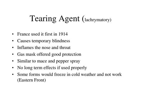 Ppt Poison Gas Use During Wwi Powerpoint Presentation Free Download